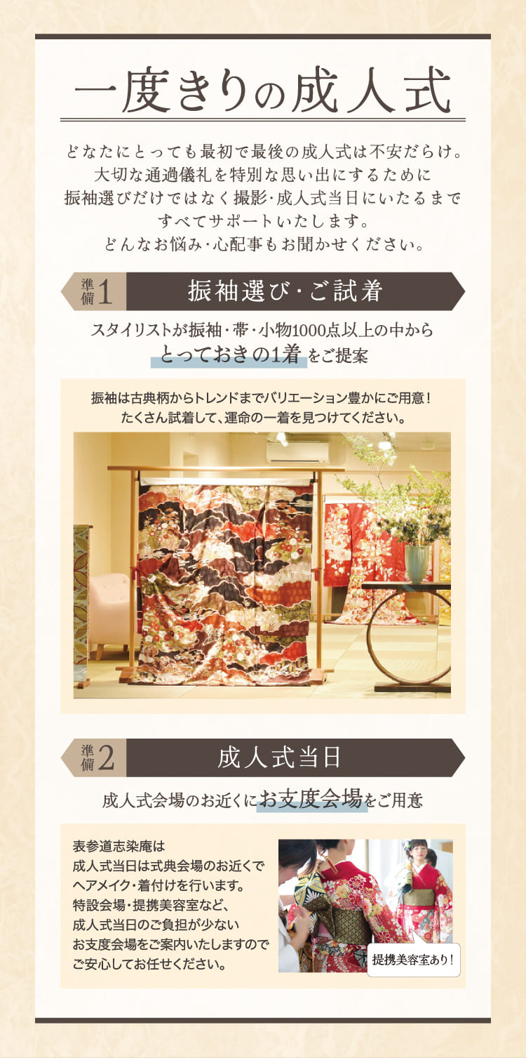 一度きりの成人式