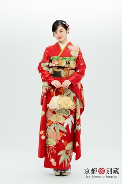 KM-10　竹下優名 　松竹梅　伝統古典　振袖　成人の日　成人式　二十歳の集い　京都別蔵　五条　横浜