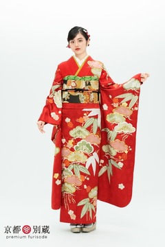 KM-10　竹下優名 　松竹梅　伝統古典　振袖　成人の日　成人式　二十歳の集い　京都別蔵　五条　横浜